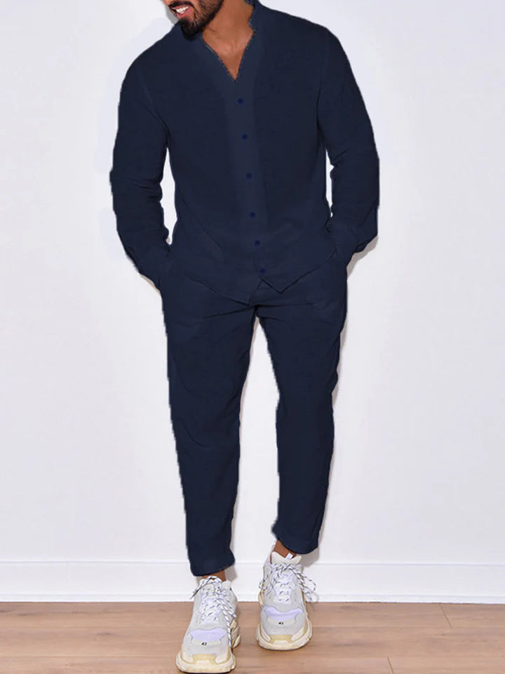 Equalz Casual Lange Mouwen Linnen Set