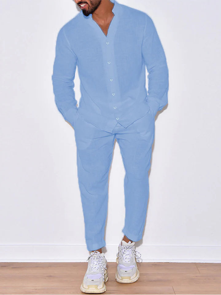 Equalz Casual Lange Mouwen Linnen Set