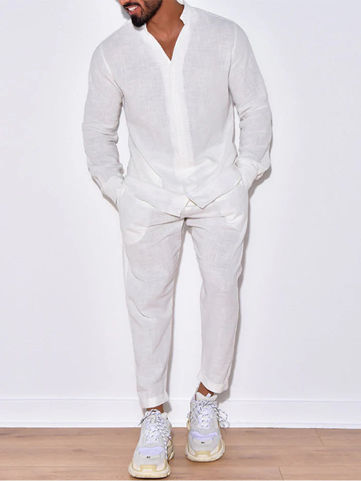 Equalz Casual Lange Mouwen Linnen Set